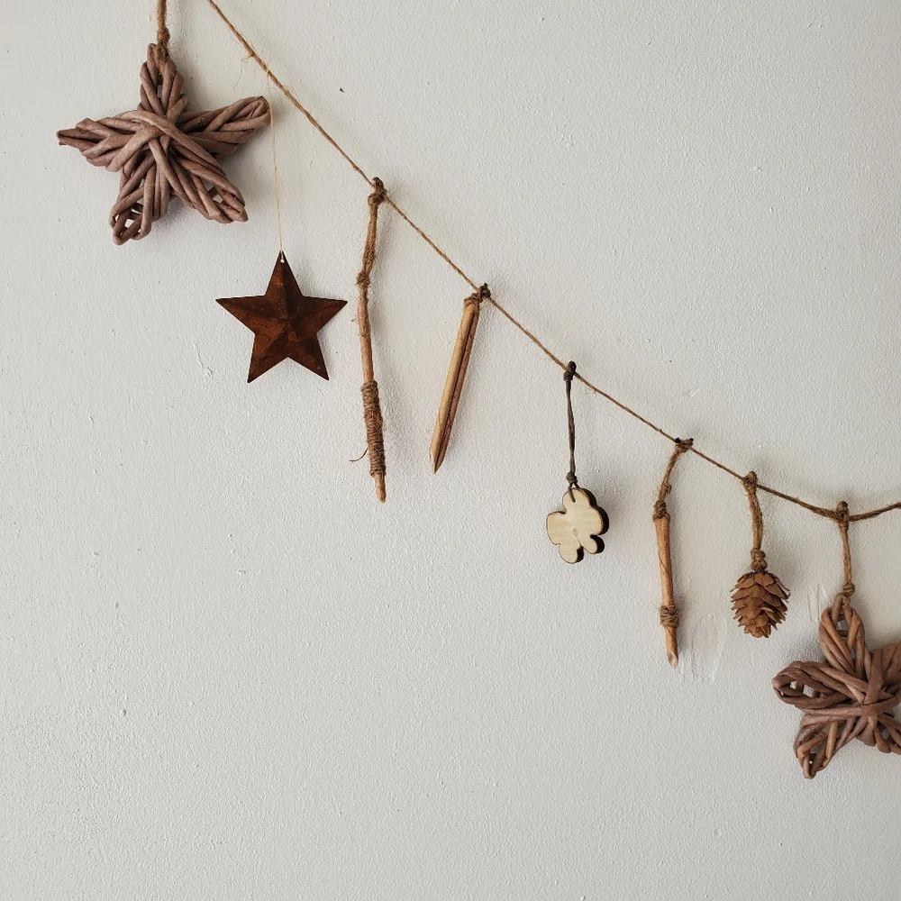 Handmade Garland | Paper | Metal | Wood